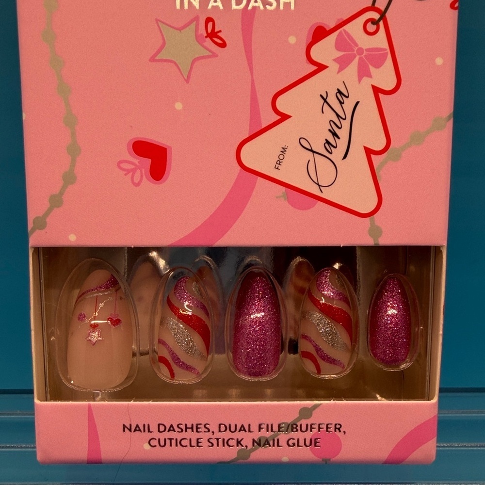 Red Aspen Light The Tree Lina Nail Dashes Set - Picture 2 of 5